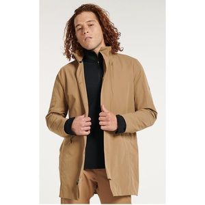 NWT Men's FLX Trench Coat Brown Size XL